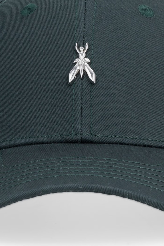 Patrizia Pepe șapcă de baseball din bumbac 8F0109.AB01 verde SS26