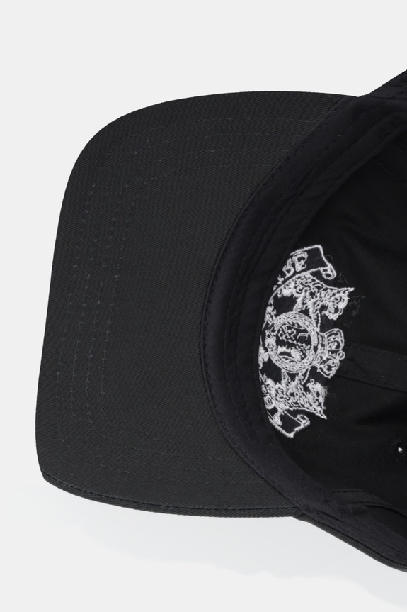Bavlnená šiltovka Juicy Couture Dog Crest čierna JCAWH126702