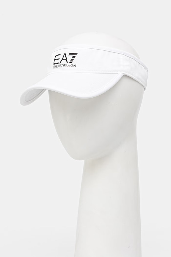 EA7 Emporio Armani daszek bawełniany AF13034.7W000797 biały SS26