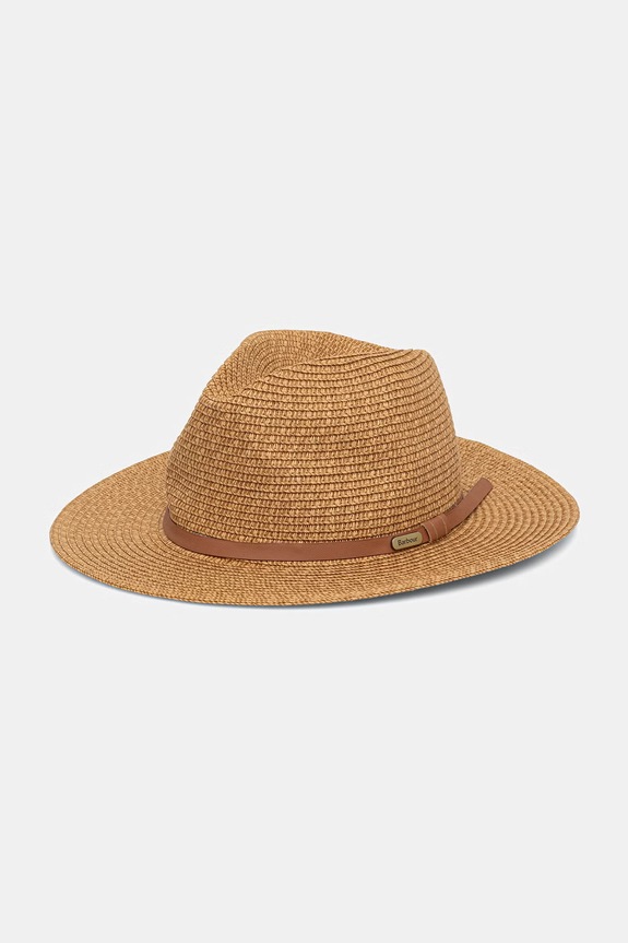 Barbour pălărie cu boruri largi pentru femei Evelyn bej LHA0573