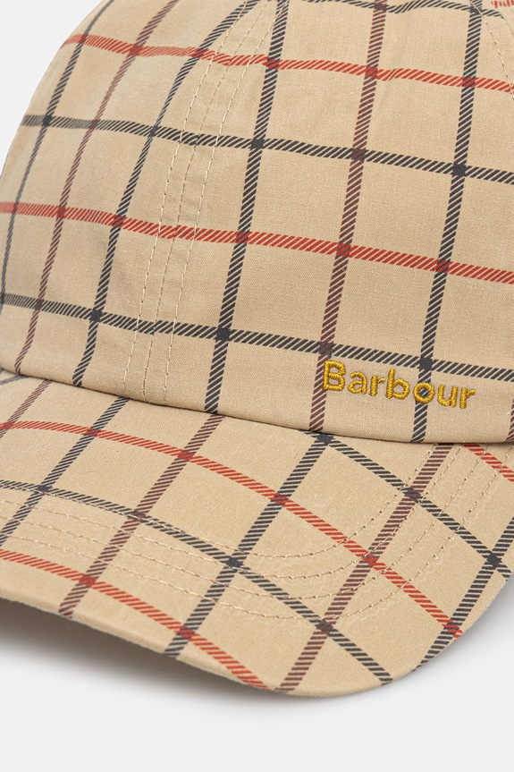 Barbour Καπέλο μπέιζμπολ γυναικείο βαμβακερό Mackworth LHA0618 μπεζ SS26