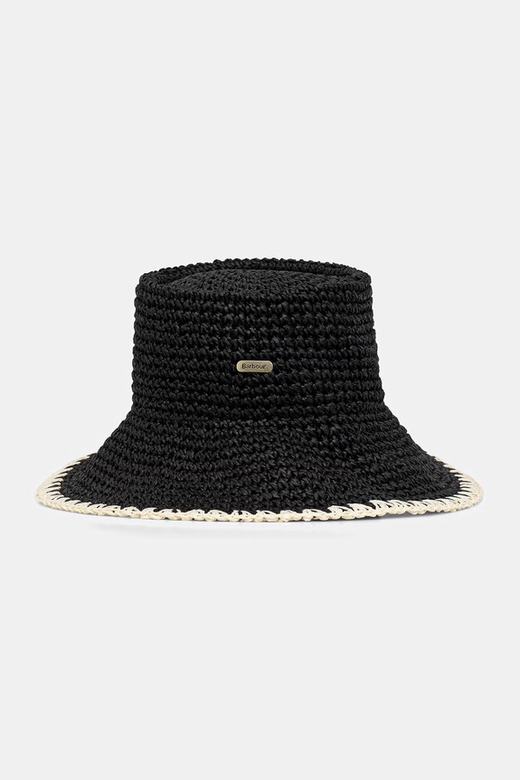 Barbour kapelusz damski Camille czarny LHA0626