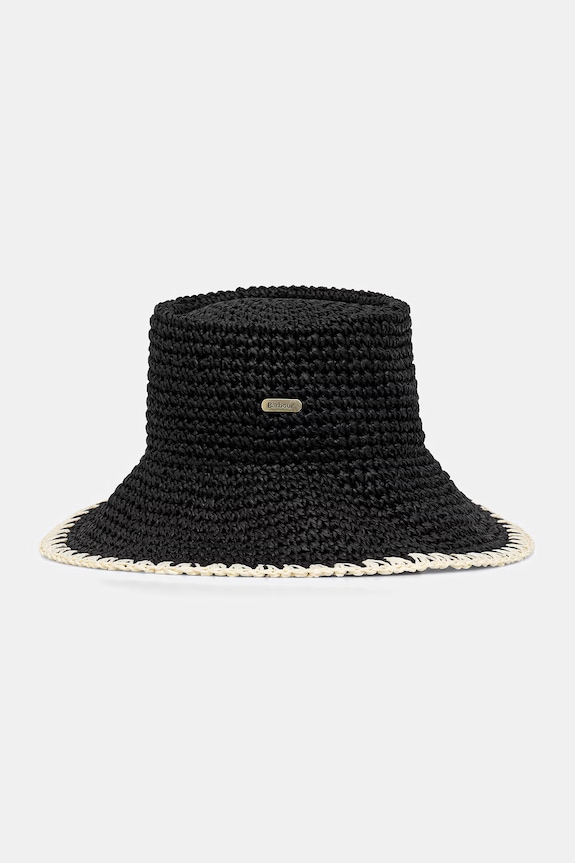 Barbour kapelusz damski Camille czarny LHA0626