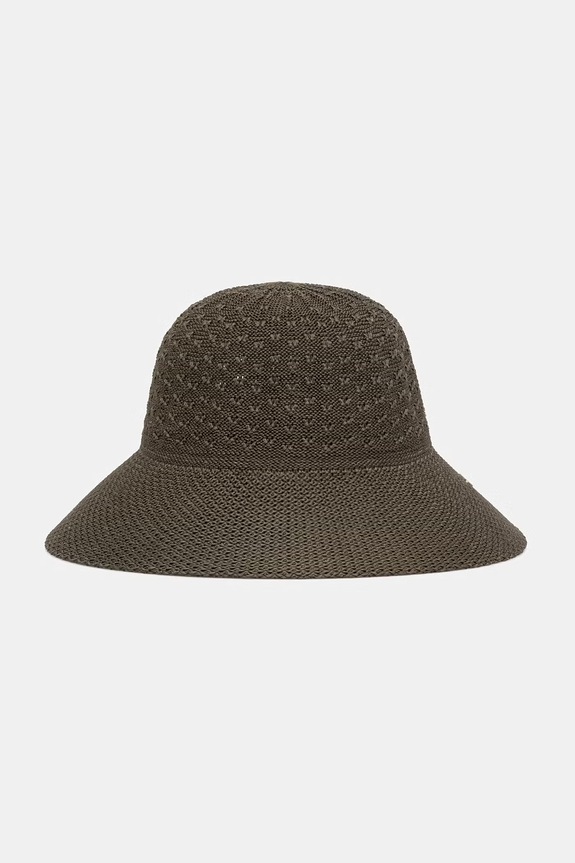 Barbour pălărie cu boruri largi pentru femei Zaria verde LHA0632