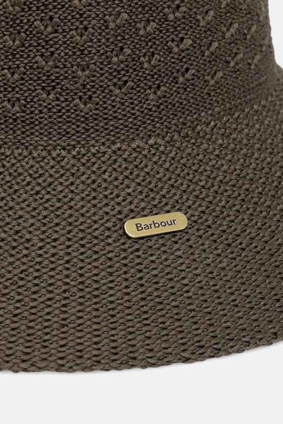 Accesorii Barbour pălărie cu boruri largi pentru femei Zaria LHA0632 verde