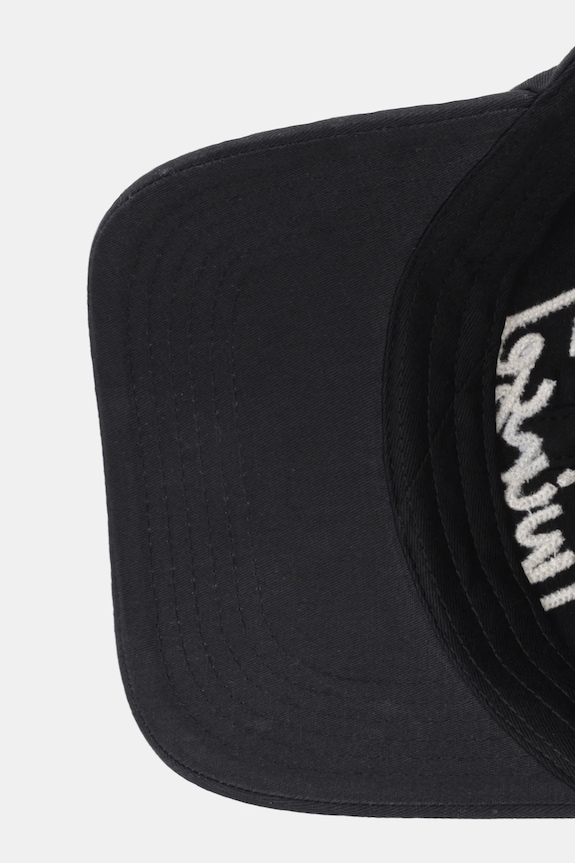 Twinset șapcă de baseball din bumbac negru 261TA4390