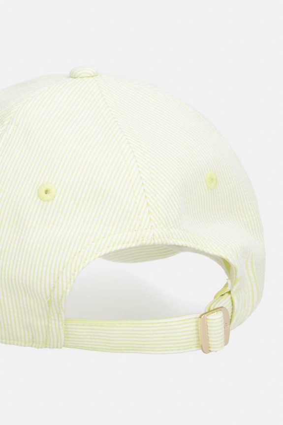 Akcesoria Tommy Hilfiger czapka z daszkiem damska bawełniana AW0AW18328 zielony