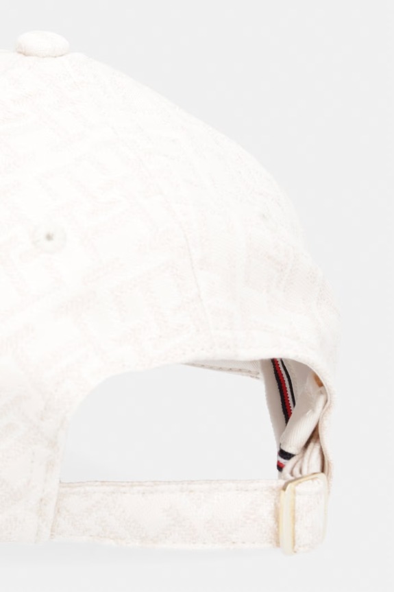 Kiegészítők Tommy Hilfiger siltes sapka női pamut AW0AW18331 bézs