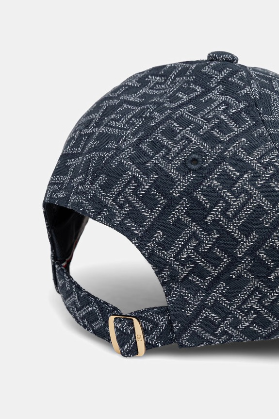 Kiegészítők Tommy Hilfiger női pamut siltes sapka AW0AW18331 sötétkék