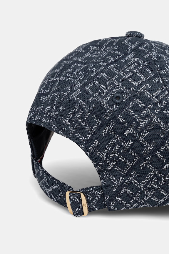 Kiegészítők Tommy Hilfiger női pamut siltes sapka AW0AW18331 sötétkék