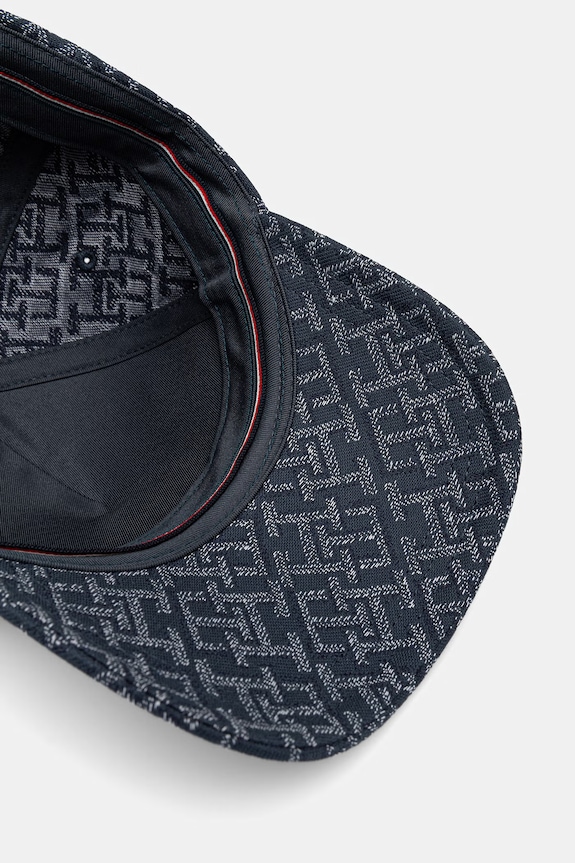 Tommy Hilfiger női pamut siltes sapka sötétkék AW0AW18331