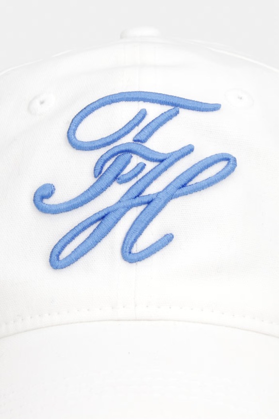 Tommy Hilfiger čiapka so šiltom bavlnená SUMMER AW0AW18338 biela SS26