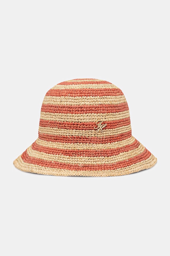 Tommy Hilfiger slamený klobúk dámsky SUMMER ružová AW0AW18343