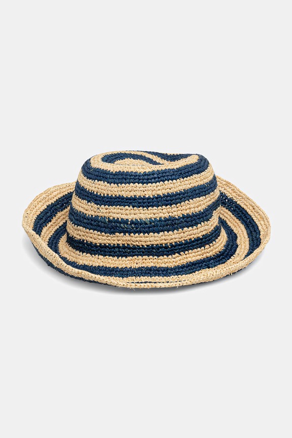 Accesorii Tommy Hilfiger pălărie de paie pentru femei SUMMER AW0AW18343 bleumarin