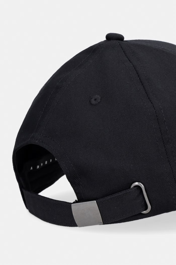 Accesorii Sisley șapcă de baseball pentru femei, din bumbac 6IQ1WA01A negru
