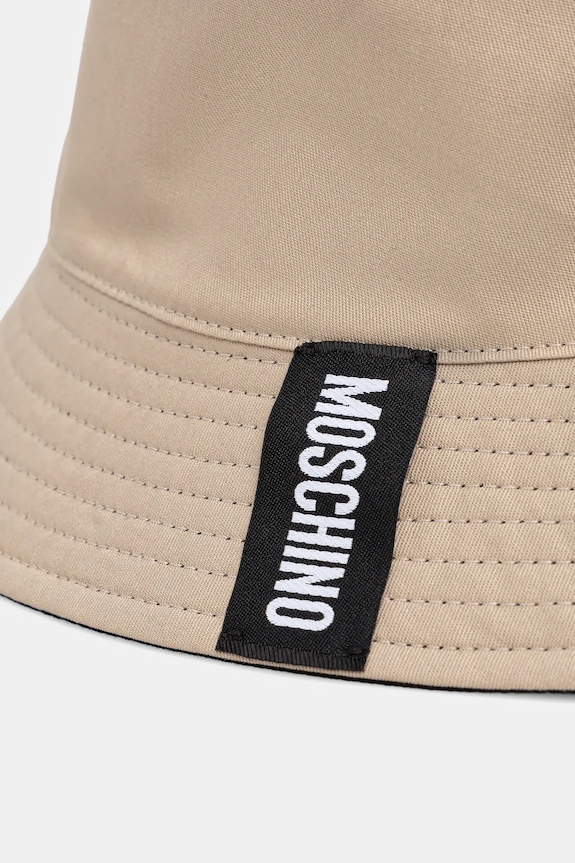 Doplnky Obojstranný bavlnený klobúk Moschino M3408.65470 béžová
