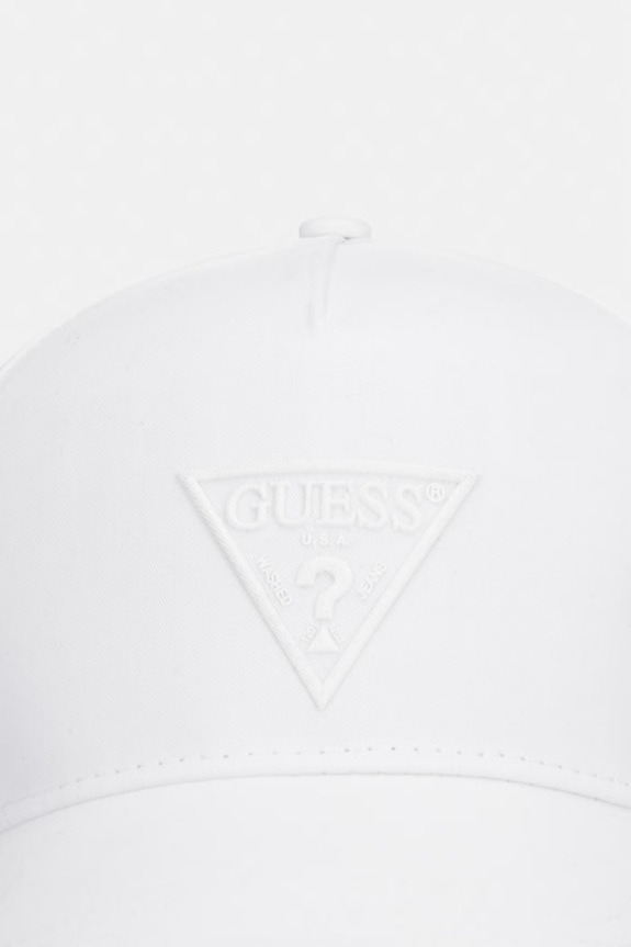 Guess șapcă de baseball din bumbac V6GZ07.W2122 alb SS26