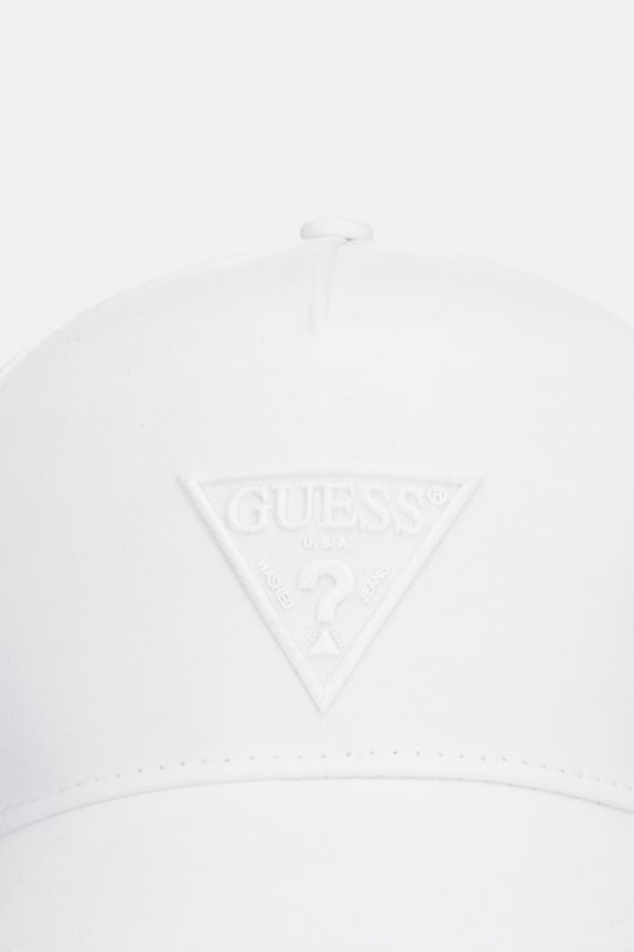 Guess șapcă de baseball din bumbac V6GZ07.W2122 alb SS26
