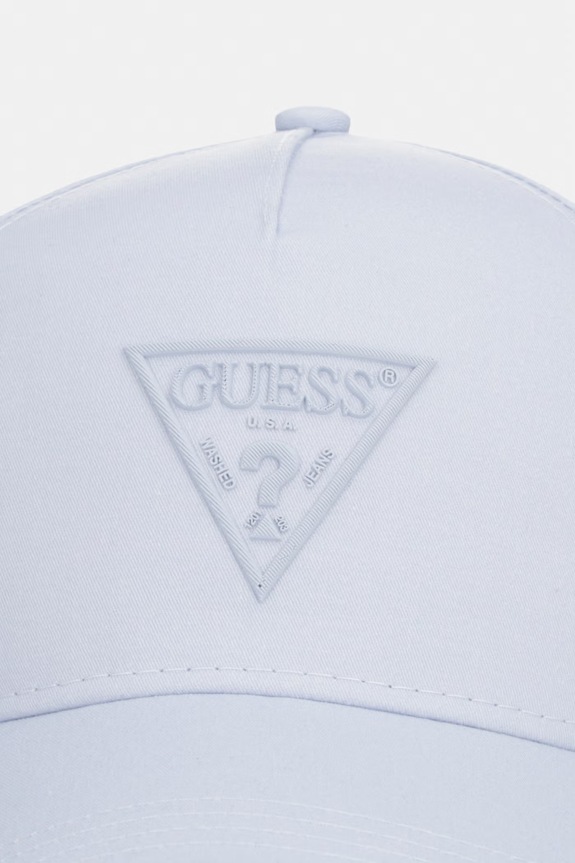 Bavlnená šiltovka Guess V6GZ07.W2122 modrá SS26