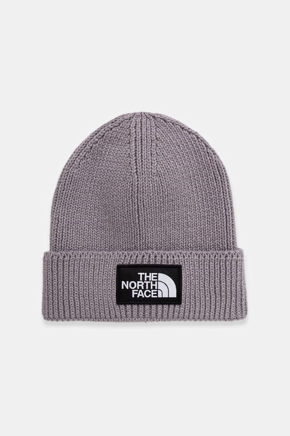 The North Face czapka TNF Logo Box aplikacja fioletowy NF0A8CHEG7O1
