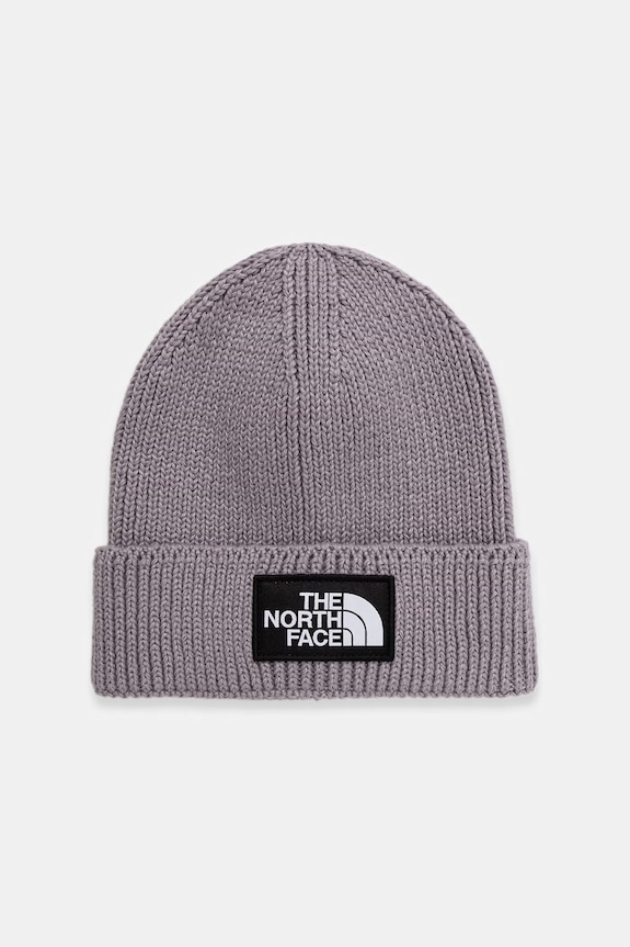 The North Face czapka TNF Logo Box aplikacja fioletowy NF0A8CHEG7O1