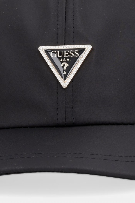 Guess czapka z daszkiem damska AW5396.POL01 czarny SS26