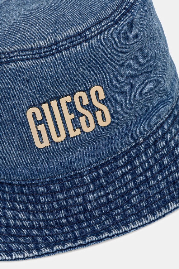 Guess bucket hat damski bawełniany AW5510.COT01 granatowy SS26