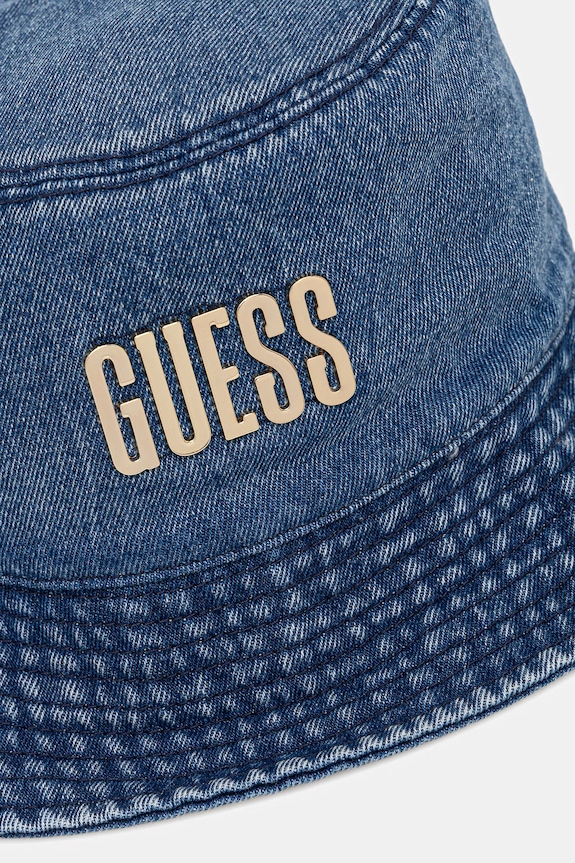 Guess bucket hat damski bawełniany AW5510.COT01 granatowy SS26