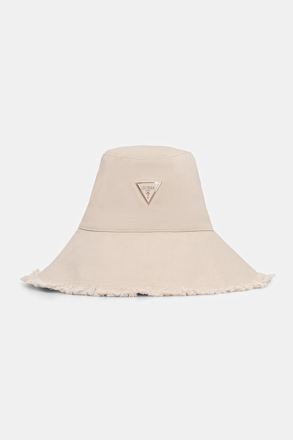 Guess bucket klobouk dámský bavlněný SALLY béžová AW5511.COT01