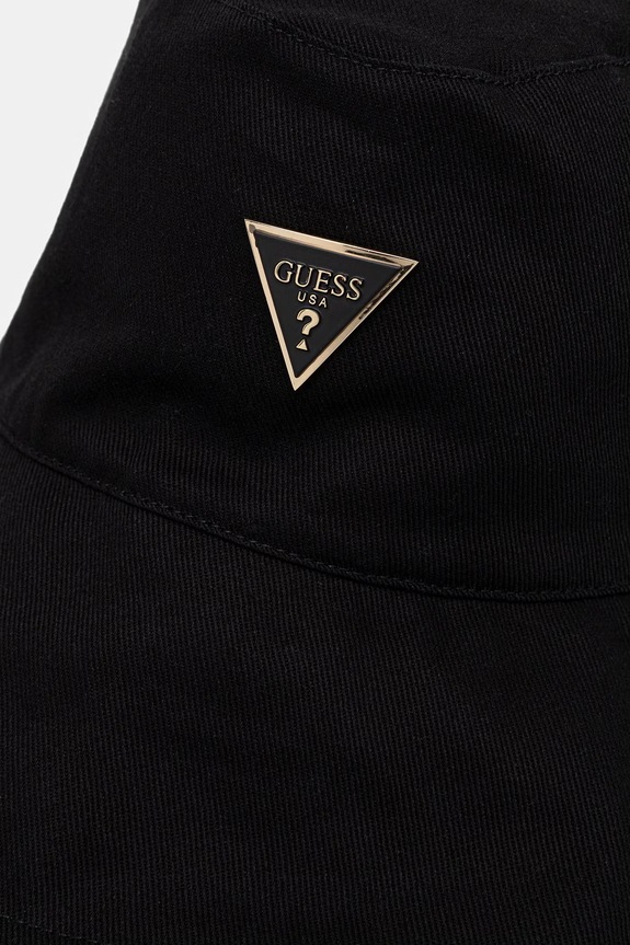 Guess bucket klobuk ženski bombažni SALLY AW5511.COT01 črna SS26