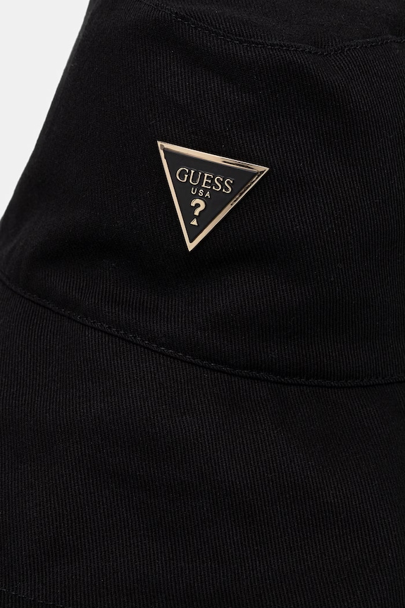 Guess шапка идиотка дамска от памук SALLY AW5511.COT01 черен SS26