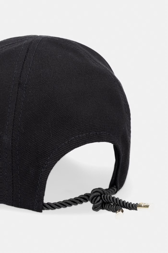 Doplňky Guess kšiltovka dámská bavlněná GABARDINE AW5512.COT01 černá