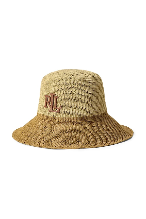 Lauren Ralph Lauren klobúk dámsky bavlnený hnedá 454P14399