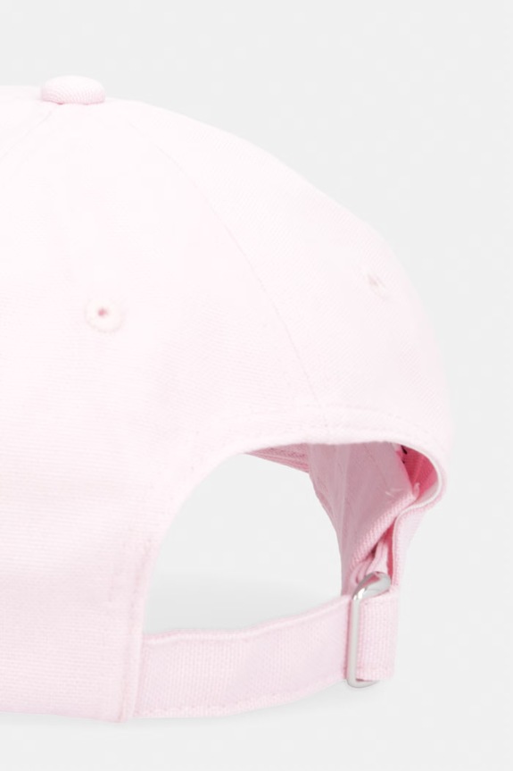 Αξεσουάρ Tommy Jeans καπέλο με γείσο γυναικείο βαμβακερό AW0AW18360 ροζ