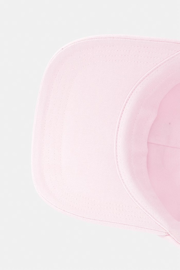 Tommy Jeans καπέλο με γείσο γυναικείο βαμβακερό ροζ AW0AW18360