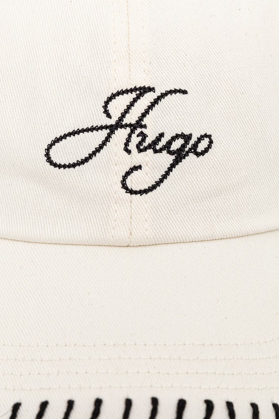 HUGO șapcă baseball pentru femei, din bumbac Ally-SB 50561320 bej SS26