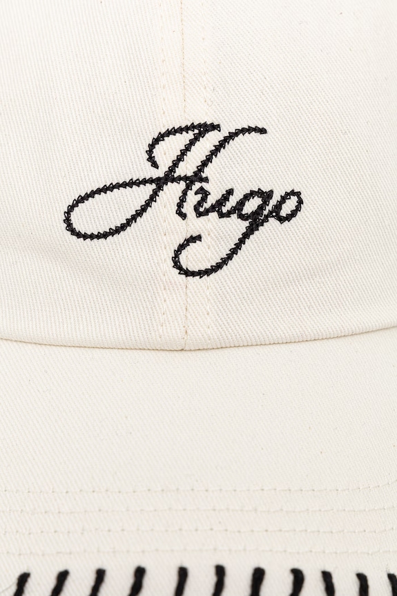 HUGO șapcă baseball pentru femei, din bumbac Ally-SB 50561320 bej SS26