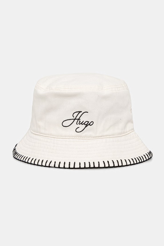 HUGO pălărie pentru femei, din bumbac Bayla-SB bej 50561324
