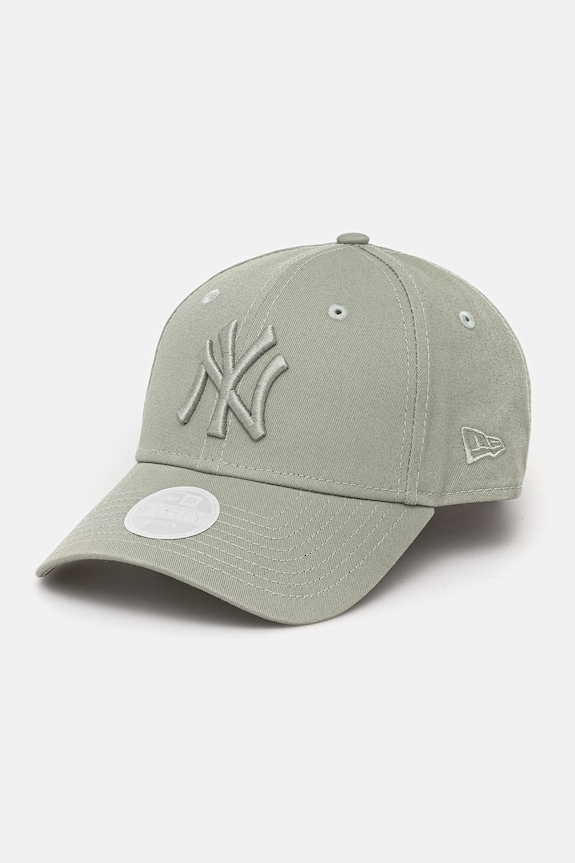 Bavlnená šiltovka New Era LEAGUE ESSENTIAL 9FORTY® nášivka zelená 60771732