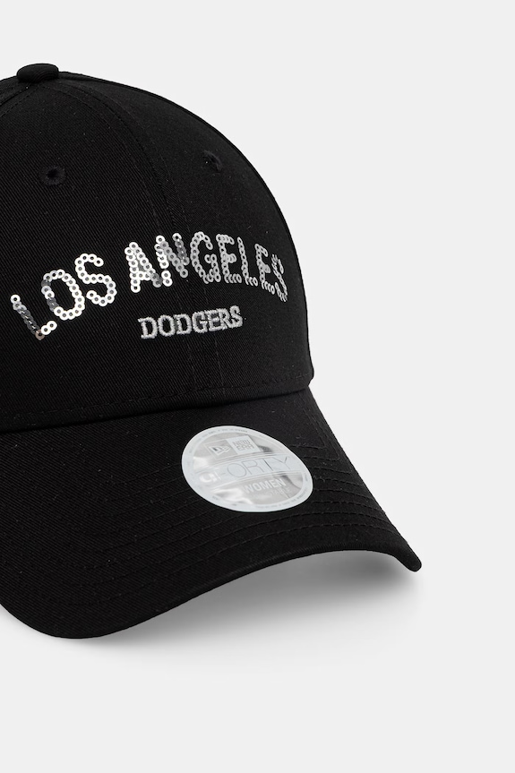 New Era șapcă de baseball din bumbac SEQUIN WORDMARK 9FORTY® 60771754 negru SS26