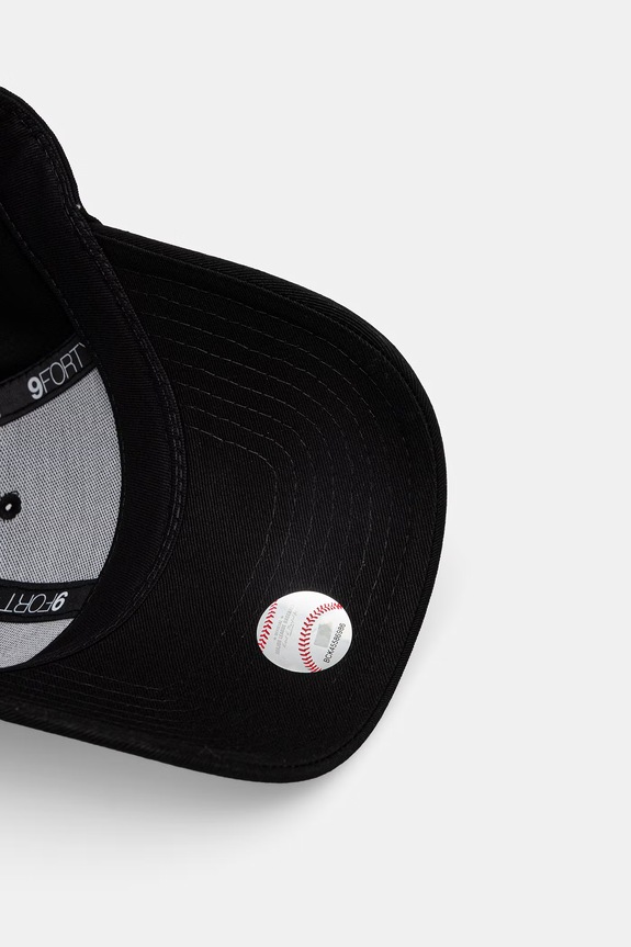 New Era șapcă de baseball din bumbac SEQUIN WORDMARK 9FORTY® 60771754 negru