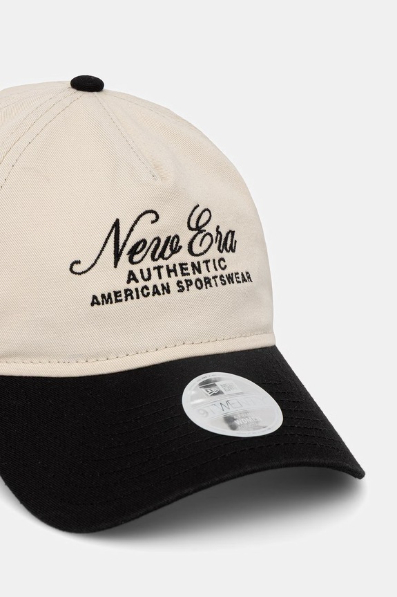 New Era șapcă de baseball din bumbac 9TWENTY® AF 60771763 bej SS26