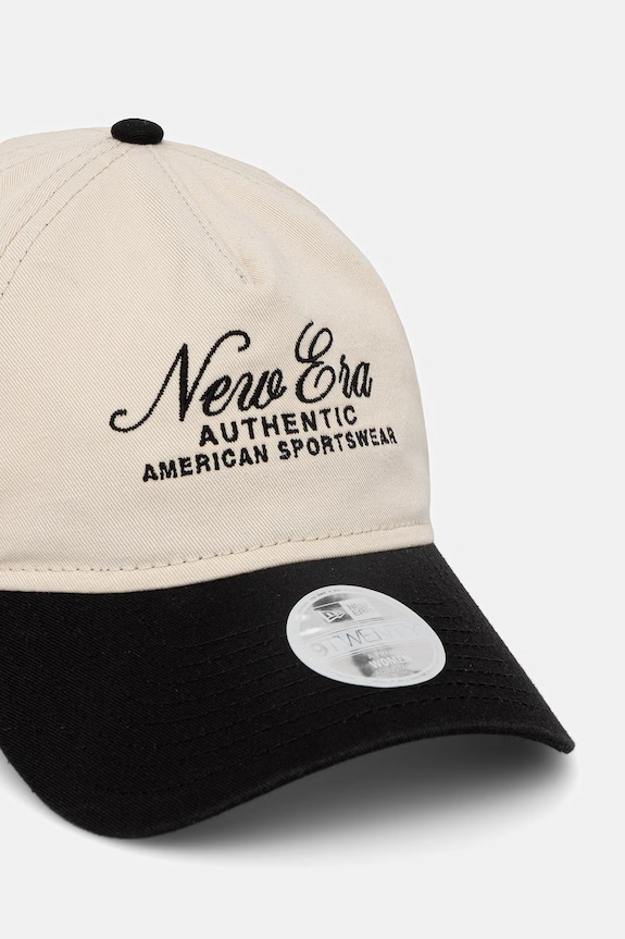 New Era șapcă de baseball din bumbac 9TWENTY® AF 60771763 bej SS26