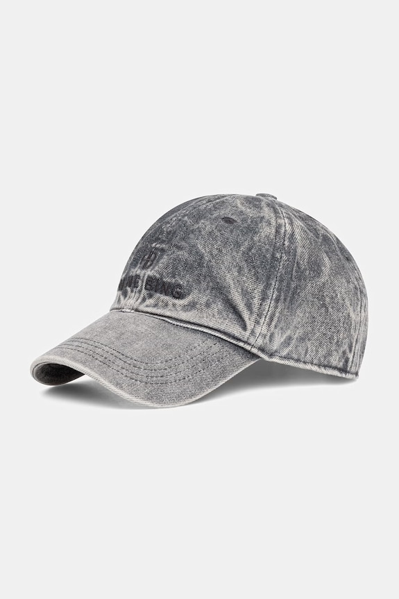 Anine Bing JEREMY BASEBALL CAP czapka z daszkiem jeansowa damska szary A.12.11968.GRY35
