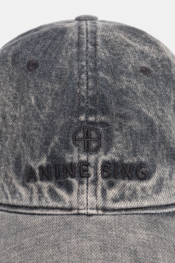 Anine Bing JEREMY BASEBALL CAP czapka z daszkiem jeansowa damska A.12.11968.GRY35 szary SS26