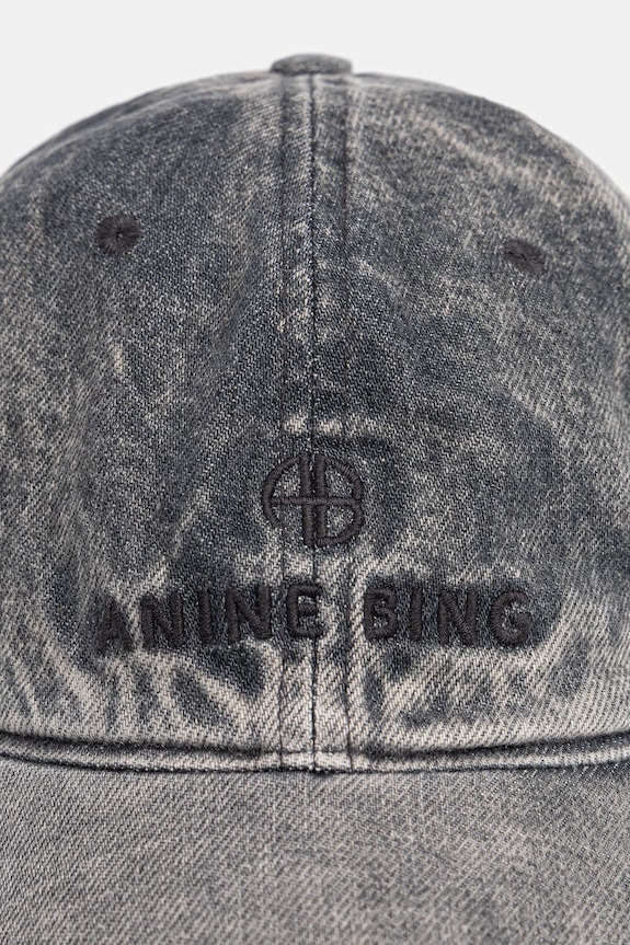 Anine Bing JEREMY BASEBALL CAP czapka z daszkiem jeansowa damska A.12.11968.GRY35 szary SS26