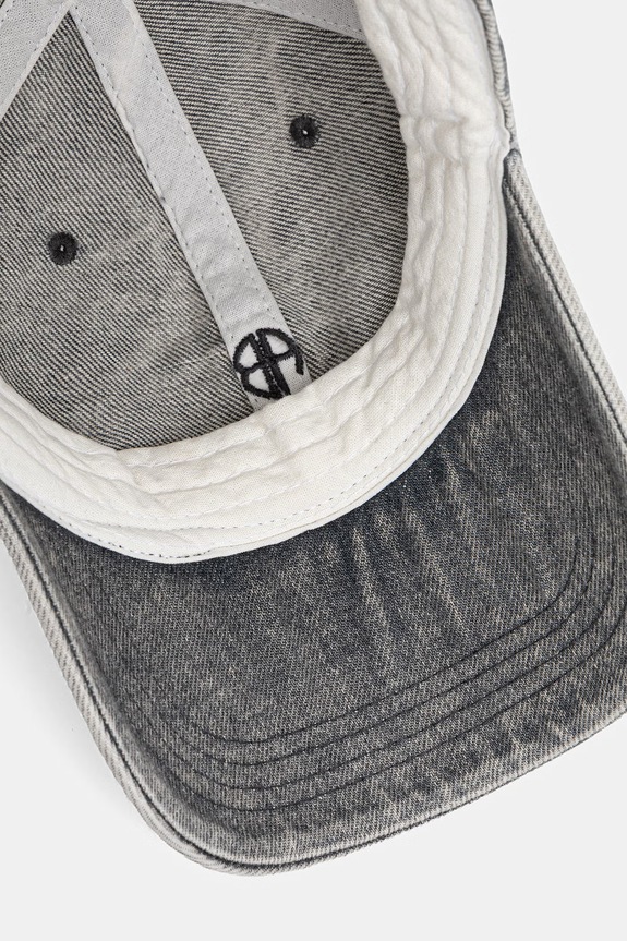 Anine Bing JEREMY BASEBALL CAP czapka z daszkiem jeansowa damska szary A.12.11968.GRY35
