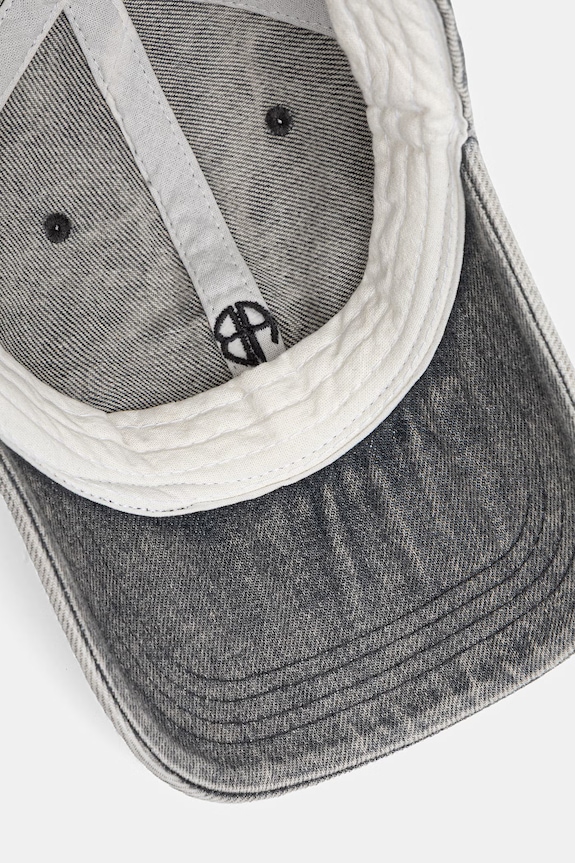 Anine Bing JEREMY BASEBALL CAP czapka z daszkiem jeansowa damska szary A.12.11968.GRY35
