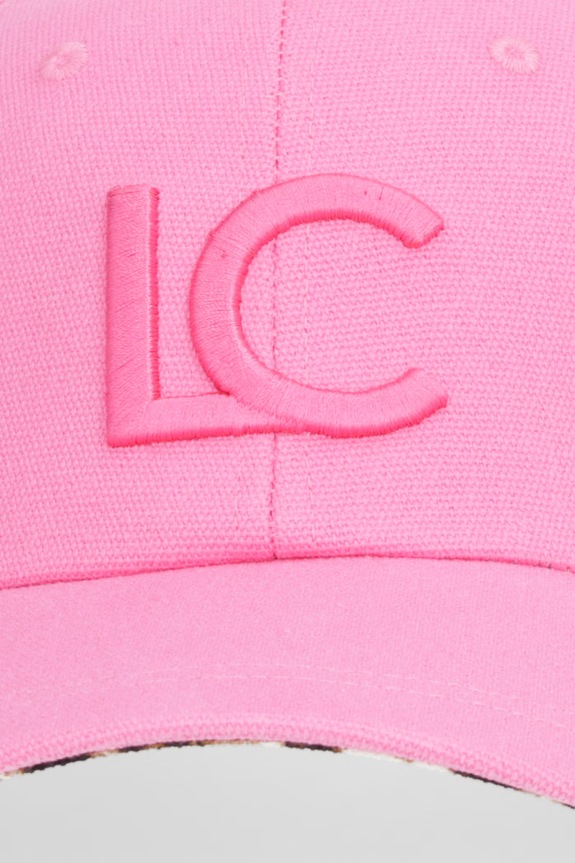 Lola Casademunt șapcă de baseball din bumbac LS2607010 roz SS26