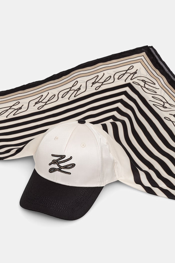 Karl Lagerfeld кепка жіноча K/AUTOGRAPH бежевий B2W33020